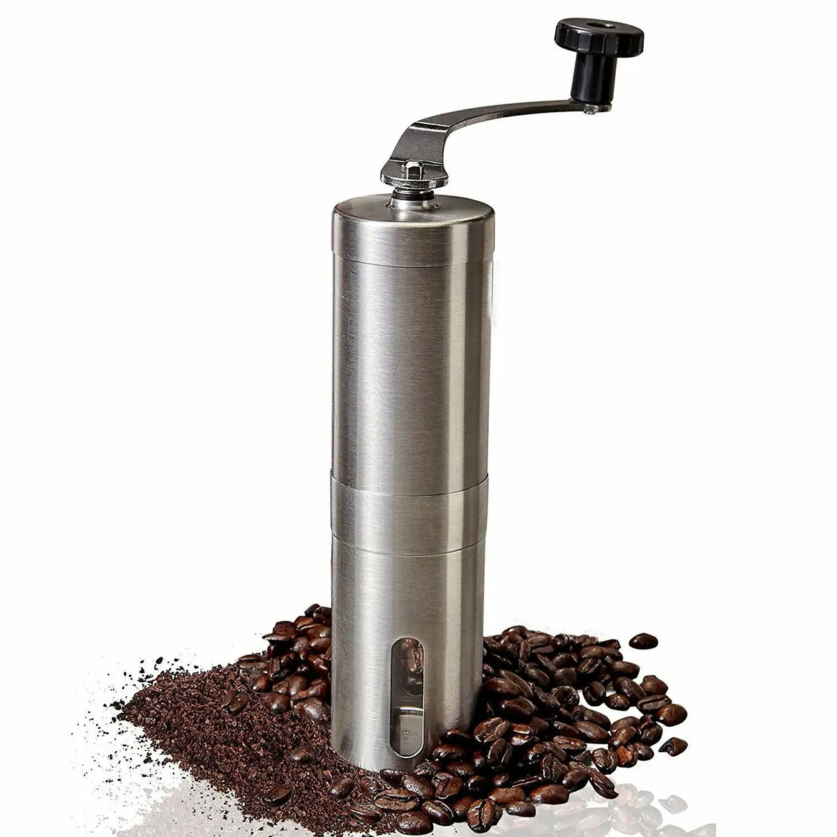 Manual Coffee Grinder Adjustable Ceramic Conical Burr Coffee Bean Mill Hand Crank Portable For Espresso French Press Drip