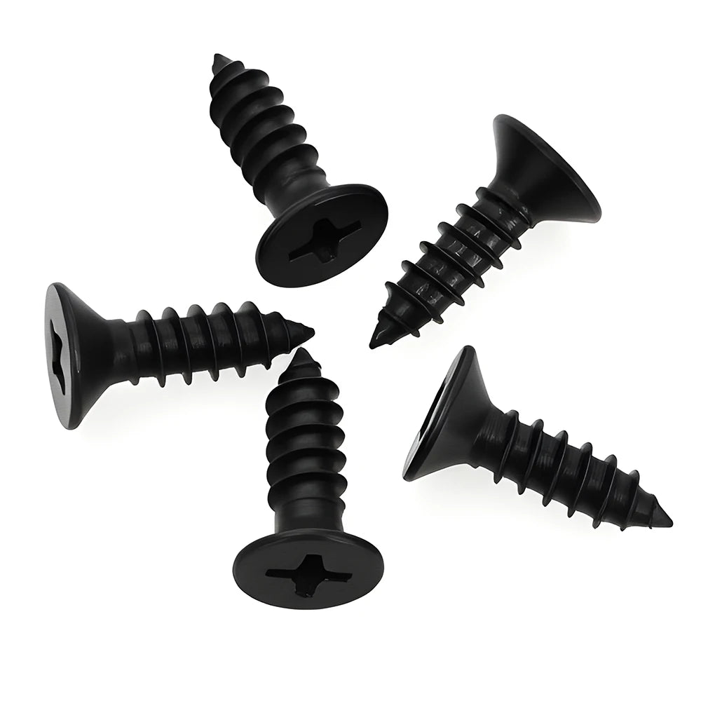 M1.7-M5 Small Micro Carbon Steel Cross Phillips Flat Countersunk Pan Head Self Tapping Wood Screw Machine Laptop Screws30-200pcs