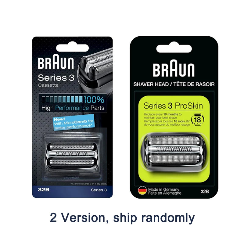 32B Replacement Shaver Head Compatible with Braun Series 3
