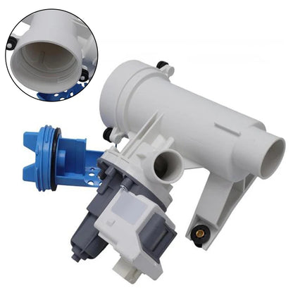 Washing Machine Drain Pump Filter Assembly Replacement Compatible with GE Washer Parts Home Appliance Accessories