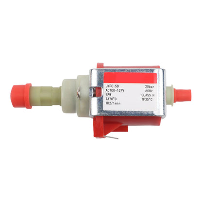 Silver Iron Solenoid Valve Water Pump For Espresso Coffee Machine 700ccmin Flow Rate AC 110V 120V Brewing System Accessories