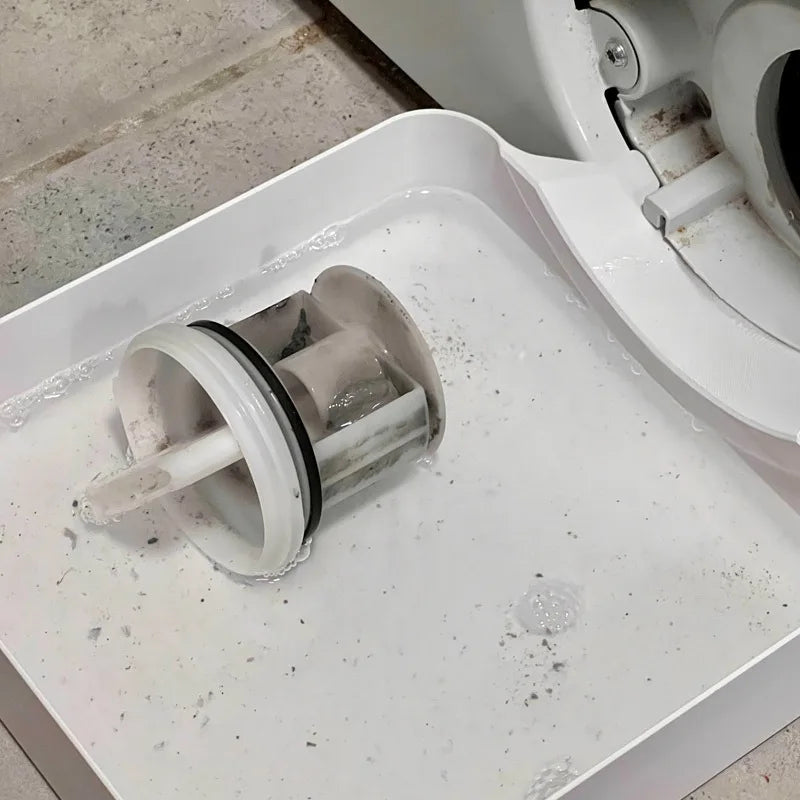 Washing Machine Drain Funnel - Used to Clean the Drip Tray of the Fluff Filter, Preventing Water Leakage in the Laundry Room