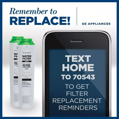 Replacement Water Filter Cartridge Compatible with GE FQK2J / FQK1K / GXSV65R / GQSV65R