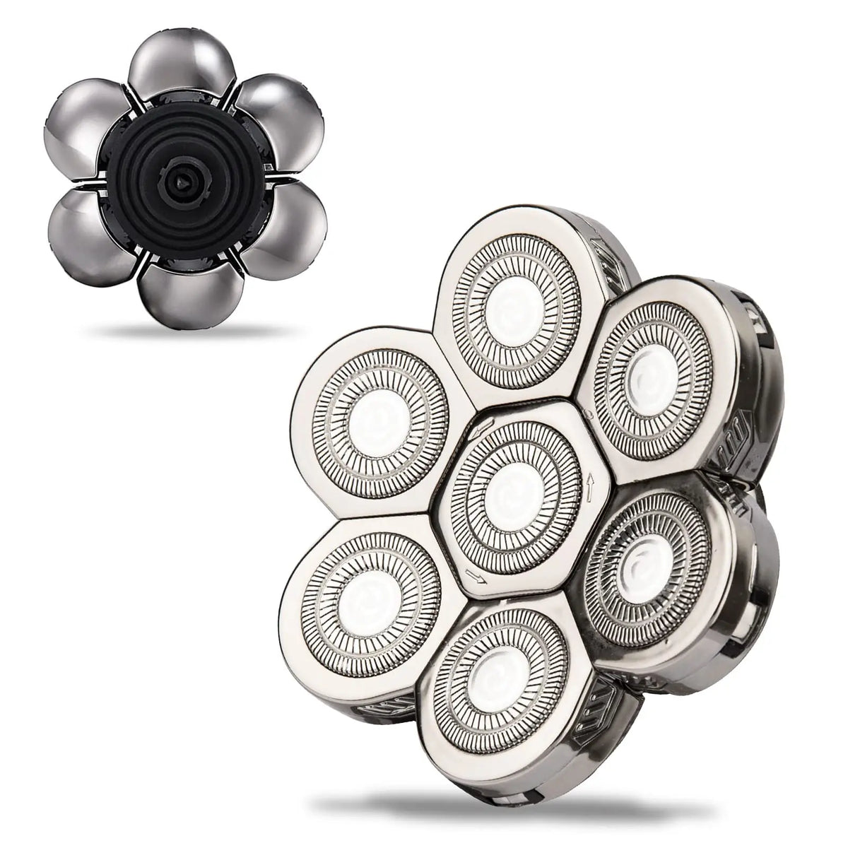 Replacement Head Shaver Replacement Blades, Bald Men Stainless Steel Rotary Blades for Electric Head Razor