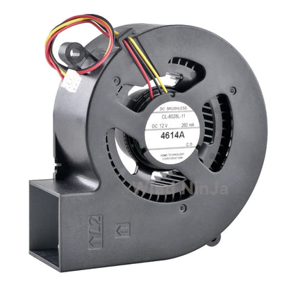 CL-8028L-11 8cm 80mm Blower Fan 80x80x28mm DC12V 260mA Centrifugal Fan Cooling Fan for Projector Printers