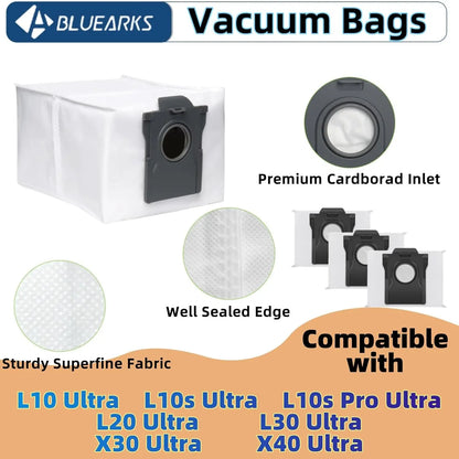 Dreame X50 Ultra / L50 Pro Ultra / S40 Enhanced Edition Vacuum Parts Main Roller Side Brush Hepa Filter Mop Cloth Dust Bag