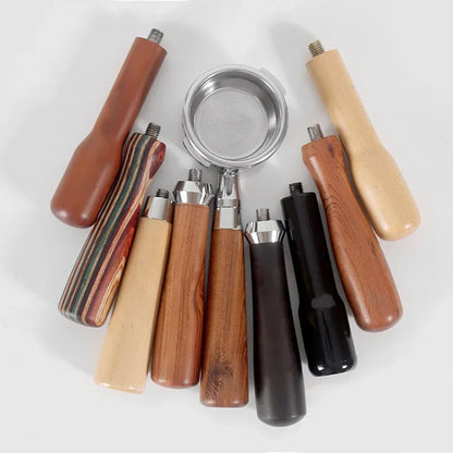 58mm Filter for GAGGIA Coffee Machine Bottomless Coffee Portafilter Home Espresso Solid Wood Handle Barista Tool