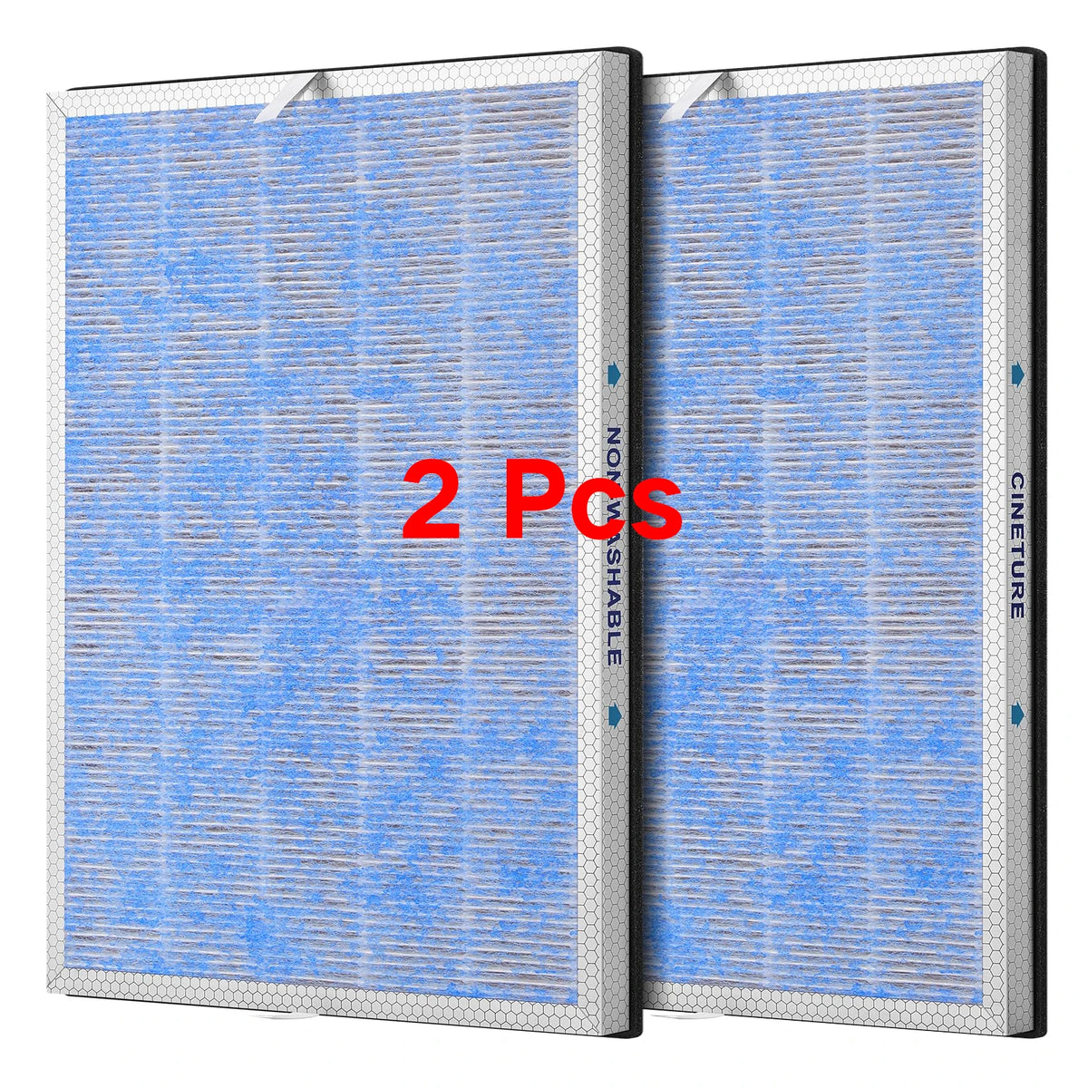 MSA3/MSA3S True HEPA Filter Replacement Compatible with Membrane Solutions MSA3 and MSA3S Air Purifier Upgraded 4-in-1 H13 True