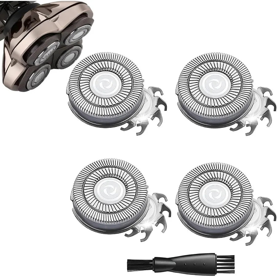 4/8Pcs Shaver Replacement Heads for Skull Pitbull Gold Pro Shaver for Pitbull Platinum Pro Shaver Replacement Blade Accessories