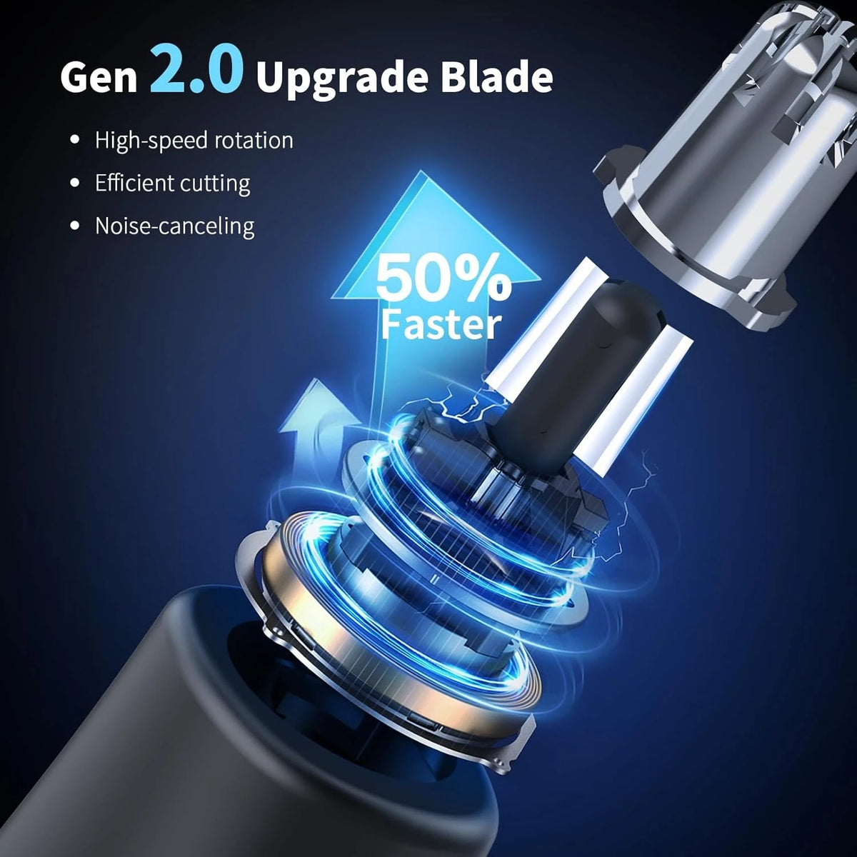 Replacement Nose Trimmer Attachment Compatible with OneBlade QP2824 / QP2734 / QP2620