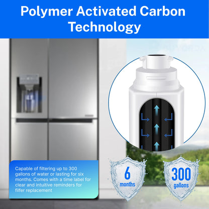 Replacement Refrigerator Water Filter Compatible with Samsung DA97-17376B / DA97-08006A