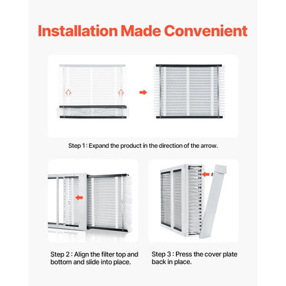 20 x 25 x 4 Furnace Filter, HVAC Ac Filters,12-Month Electrostatic Pleated Air Conditioner Filters, 4-Pack (Actual Size