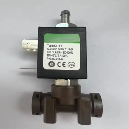 For cnkalun Miniature 3-Way Solenoid Valve KL-F3 0.02–20 bar Snap-On T-Head for Coffee Machines Electric Irons