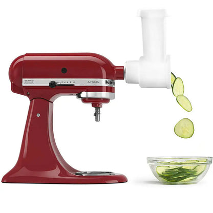 3-In-1 Stainless Steel Slicer/Shredder Attachment For KitchenAid Stand Mixer, Salad Machine Vegetable Slicer Maker Shredder Accessories