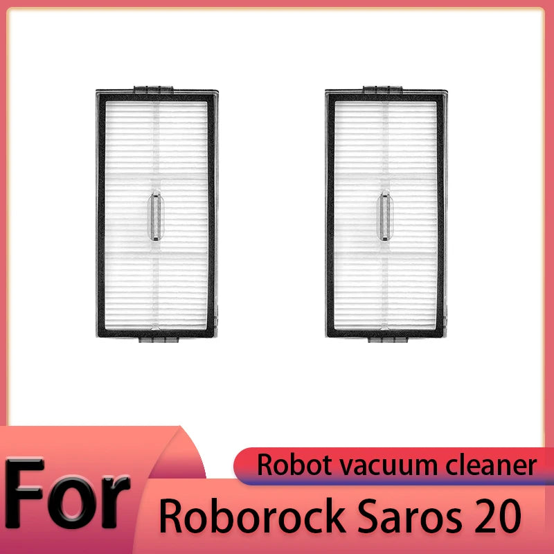 Compatible with Roborock Saros 20 Robot Vacuum Cleaner Accessories Main Brush Side Brush HEPA Filter Mop Cloths Dust Bag Spare Parts