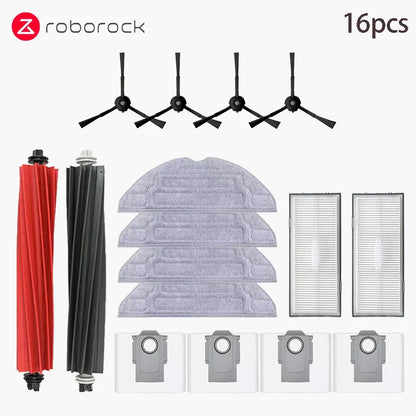 Compatible with Roborock S8/S8+/S8 Pro Ultra Robot Vacuum Cleaner Accessories Main Side Brush Mop Cloth Filter Dust Bag Spare Parts