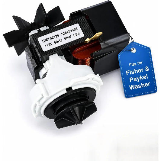 420325P 479595 Drain Pump Assembly – Compatible with Fisher & Paykel GWL11 Washing Machine, Reliable Replacement Water Pump