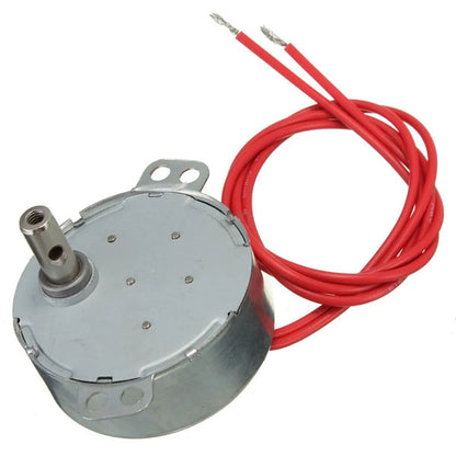 Stable Synchronous Motor 5-6 R/min Pro TYC-50 AC 220V 12V 50/60Hz Torque 4KGF.CM 4W CW/CCW Microwave Turntable for Electric Fan