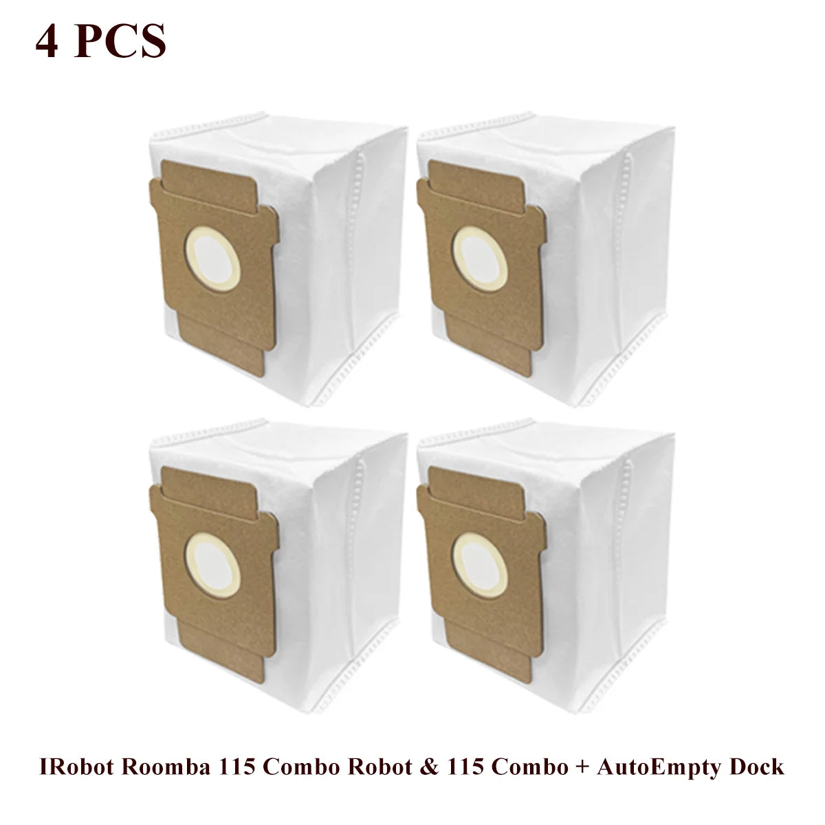 Compatible with IRobot Roomba 115 Combo/115 Combo+ Vacuum Cleaner Part Main Roller Brush Side Brush Filter Mop Pad Dust Bag Accessories