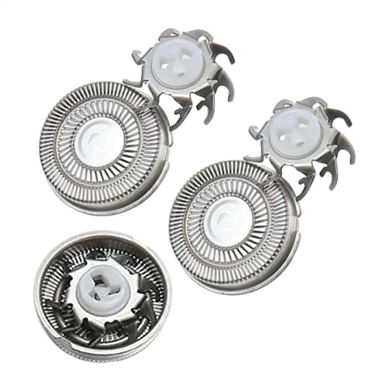 Electric Shaver Replacement Heads 3 Pieces Triangular Base Men Electric Shaver Replace Heads for Father Husband Boyfriend