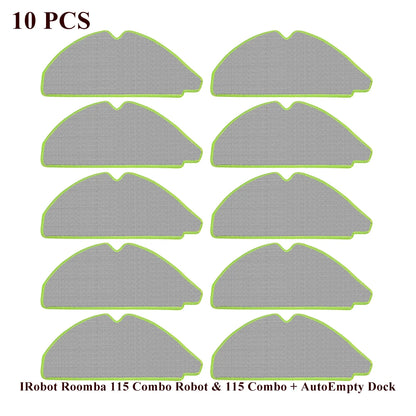 Compatible with IRobot Roomba 115 Combo/115 Combo+ Vacuum Cleaner Part Main Roller Brush Side Brush Filter Mop Pad Dust Bag Accessories