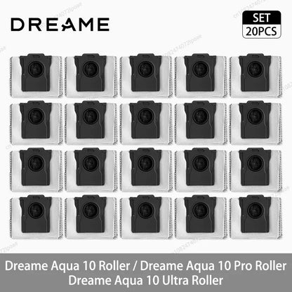 Dreame Aqua 10 Roller / Aqua 10 Pro Roller / Aqua 10 Ultra Roller Accessories Main Side Brush Roller Mop Cloth Filter Dust Bag