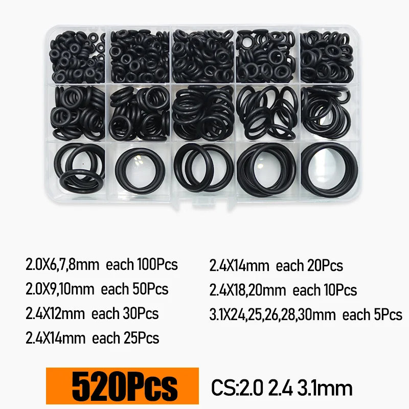 Up to 3230p O-ring Rubber NBR Seal Washer O Ring Kit Repair Faucet Pipe Car Plumbing Gasket High Temperature Oring
