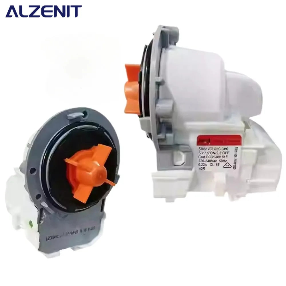 Compatible with Samsung Washing Machine Drain Pump Motor S3032 220V 50Hz DC31-00181E Washer Drainage Parts
