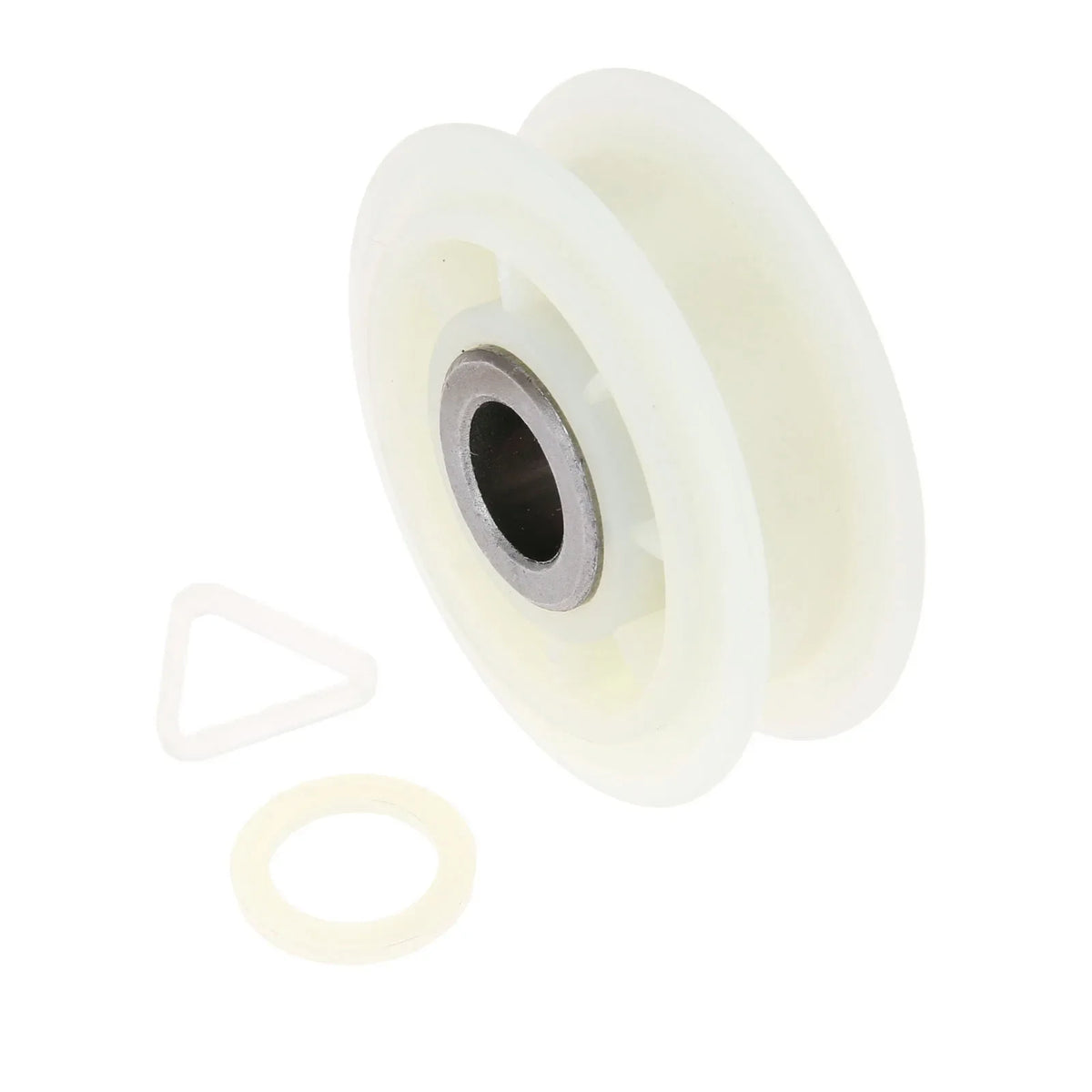 3pcs/set Replace Dryer Idler Pulley Roller Wheel Kit Compatible with Whirlpool Sears AP3094197/PS334244/279640/2958/MGDE400XW/WED9050XW