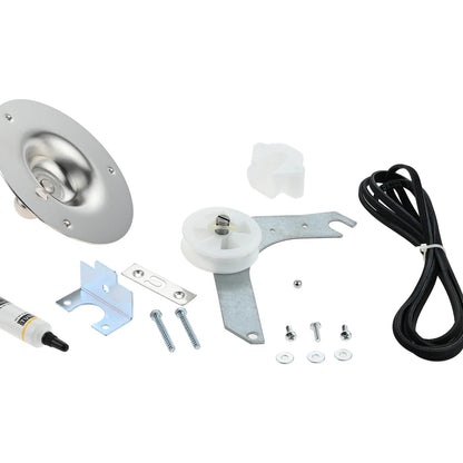 1Set 5303281153&134503600 Dryer Rear Bearing Replacement With 131863007 Dryer Idler Pulley Compatible with Some Compatible with Kenmore Dryers