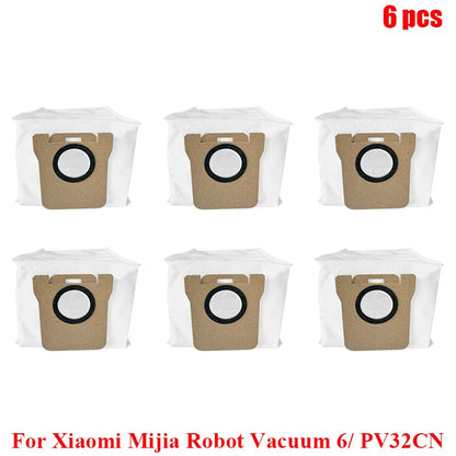 Compatible with Xiaomi Mijia Robot Vacuum 6/ PV32CN Vacuum Cleaner Accessories Main Roller Side Brush Filter Roller Mop Replacement Spare