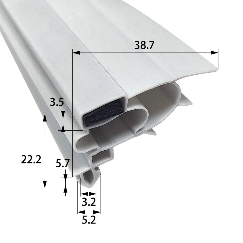 Refrigerator Door Seal — 2.5m — PVC Magnetic