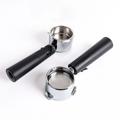 51mm Coffee Portafilter 3 Ears Bottomless Espresso Filter Handle Stainless Steel Coffee Machine Replacement Parts Cafe