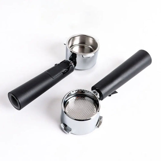 51mm Coffee Portafilter 3 Ears Bottomless Espresso Filter Handle Stainless Steel Coffee Machine Replacement Parts Cafe