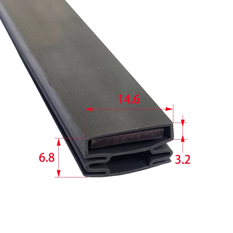Refrigerator Door Seal — 2.5M — PVC Magnetic — Uncut Strip
