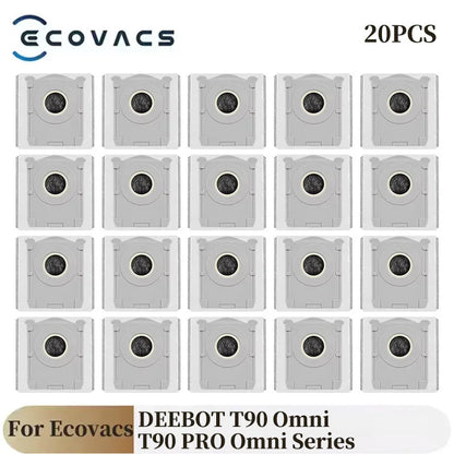 For ECOVACS DEEBOT T90 Omni / T90 PRO Omni Series Robot Vacuum Cleaners Main Brush Mop Cloth Dust Bag Side Brush Filter Parts