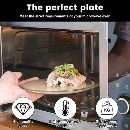 Diameter 24.5cm Microwave Oven Glass Plate For Galanz Midea Haier Etc. Microwave Oven