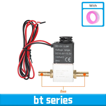 Normally Closed 1/4" Solenoid Valve DC 12V 24V AC 110V 220V Pneumatic Position Coil Alloy Internal Electric for Air Water Oil