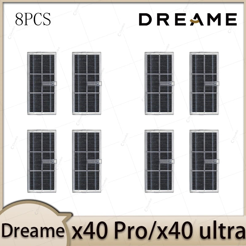 Dreame X40 Pro X40 Ultra Robot Vacuum Cleaner Accessories Main Brush Side Brush HEPA Filter Mop Cloths Dust Bag Par