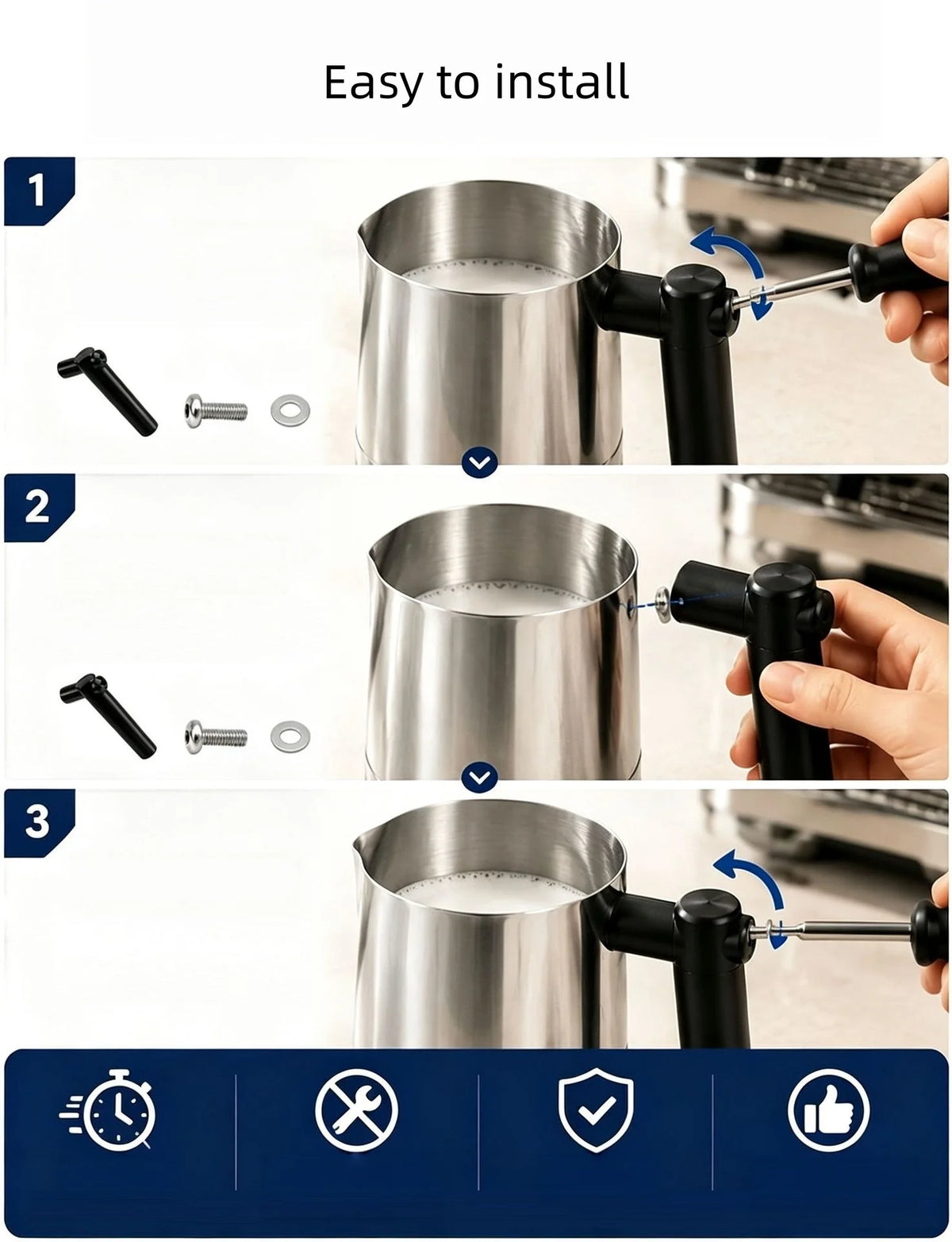 Handle Compatible with NINJA ES601 655 701 coffee machine cup