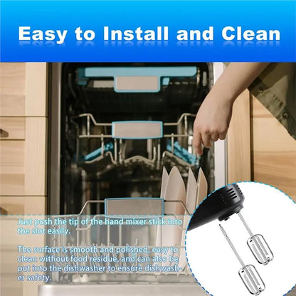 A97T For BLACK& DECKER Compatible 4Pcs Hand Mixer Beaters Stainless Steel Electric Hand Mixer Whisk Replacement Attach
