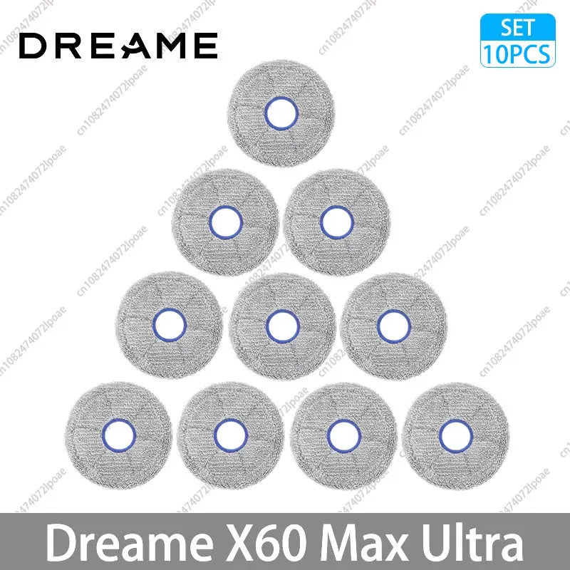 Dreame X60 Max Ultra Accessories Main Side Brush HEPA Filter Mop Cloths Dust Bag Vacuum Cleaner Replacement Spare Parts