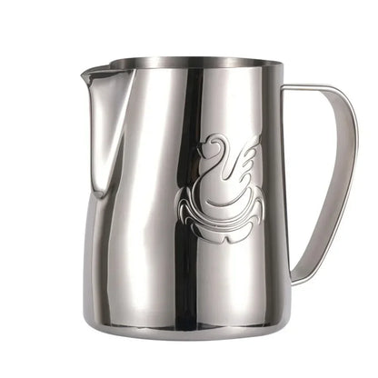 1Pc 600ml Milk Jug Steaming Frothing Pitcher Stainless Steel Non-Stick Pull Flower Cup for Coffee Cappuccino Latte
