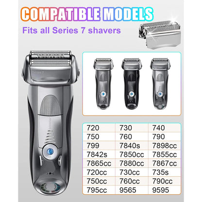 70B / 70S Replacement Shaver Heads Compatible with Braun Series 7