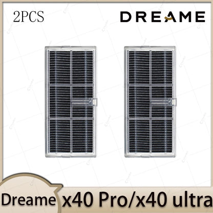 Dreame X40 Pro X40 Ultra Robot Vacuum Cleaner Accessories Main Brush Side Brush HEPA Filter Mop Cloths Dust Bag Par