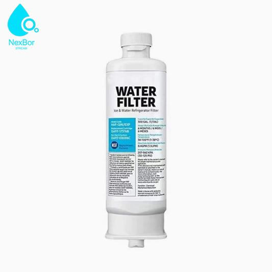 Replacement Refrigerator Water Filter Compatible with Samsung DA97-17376B / RF28R7201S
