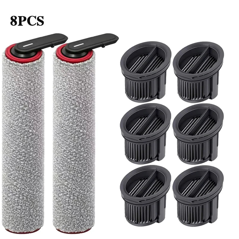 For Mova X4 Pro / MOVA X4 Plus Wet Dry Vacuum Cleaner Accessories Brush Roller And HEPA Filter Replacement Spare Parts