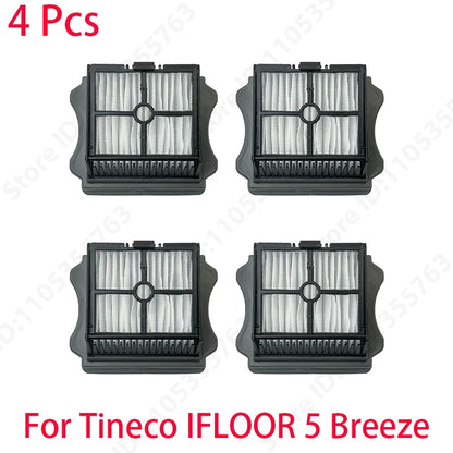 For Tineco IFLOOR 5 Breeze Complete Wet/Dry All-in-One Vacuum Cleaner Spare Parts Brush Roller and HEPA Filter Replacement Acces