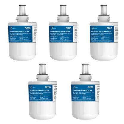 Replacement Refrigerator Water Filter Compatible with Samsung DA29 / 00003G / DA29-00003B / DA29-00003A / HAFCU1 — 1-6 Pack