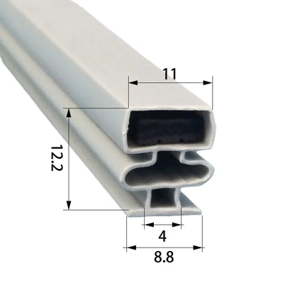 Refrigerator Door Seal — 2.5M — PVC Magnetic — Uncut Strip